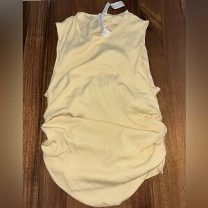 Alo Yoga Ribbed Tank Top - Lemon Ice